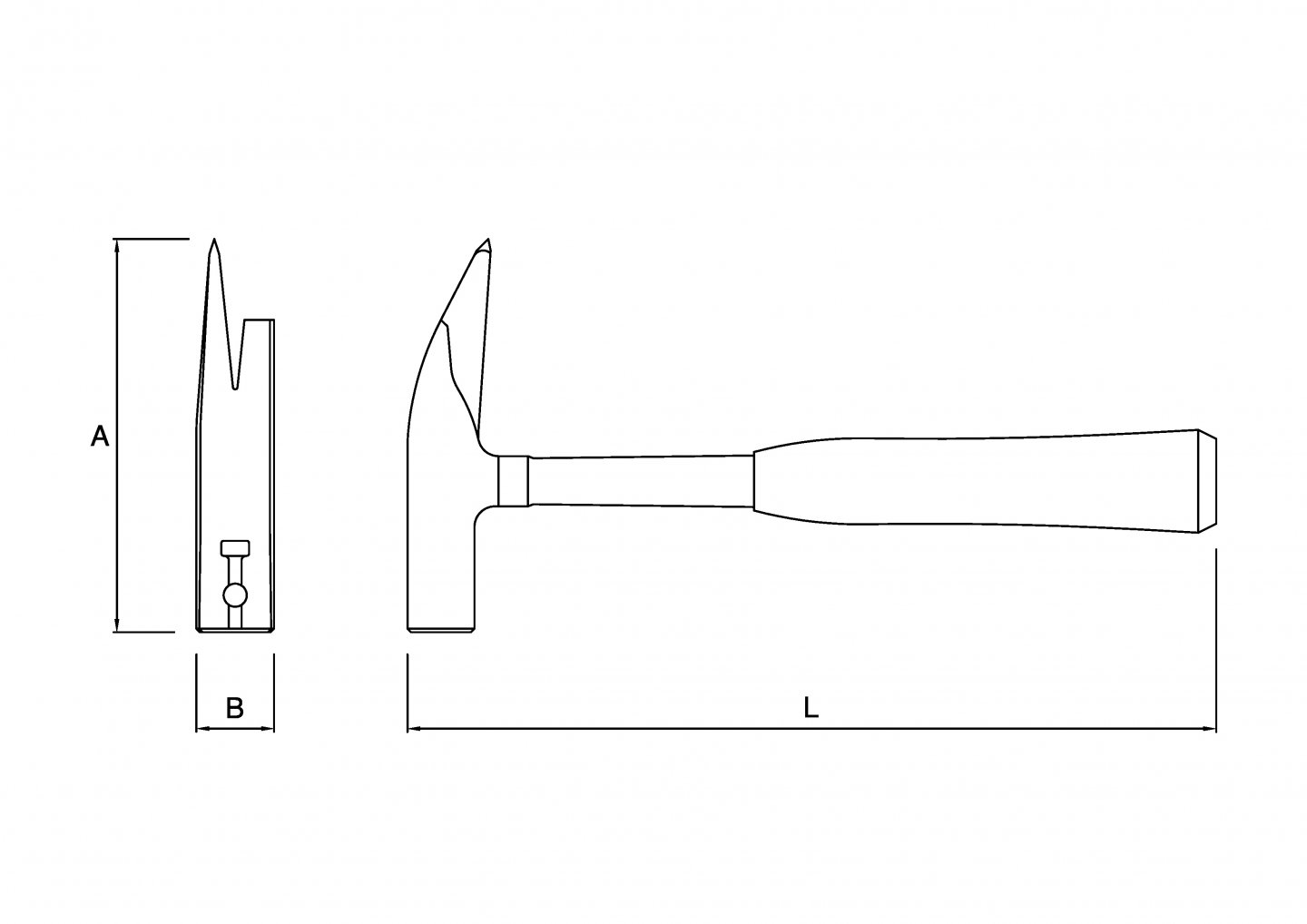 Marteau de charpentier standard 02