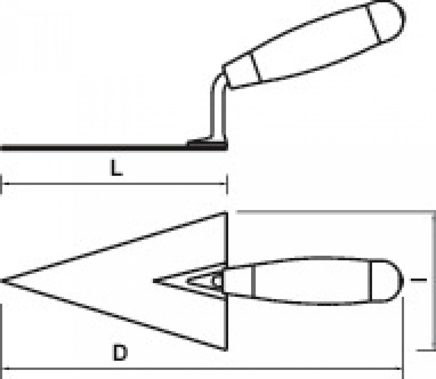 Truelle triangulaire 02