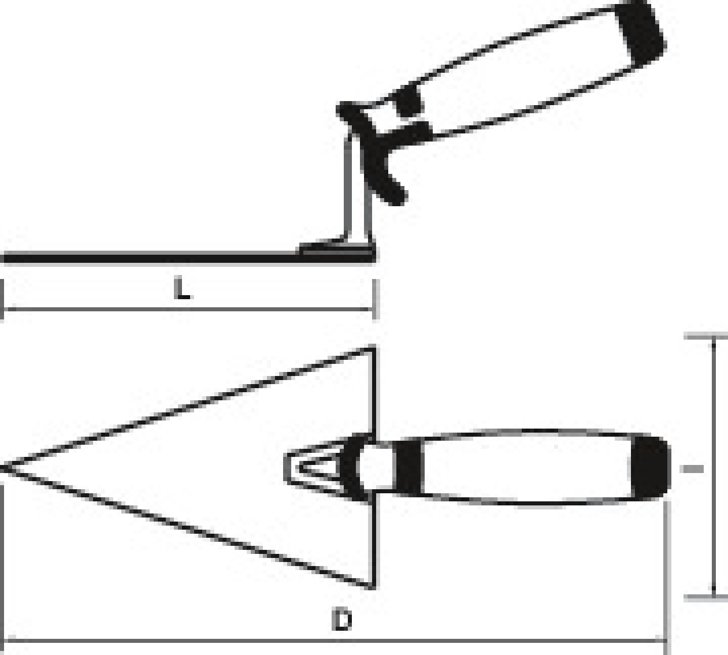 Truelle triangulaire 02