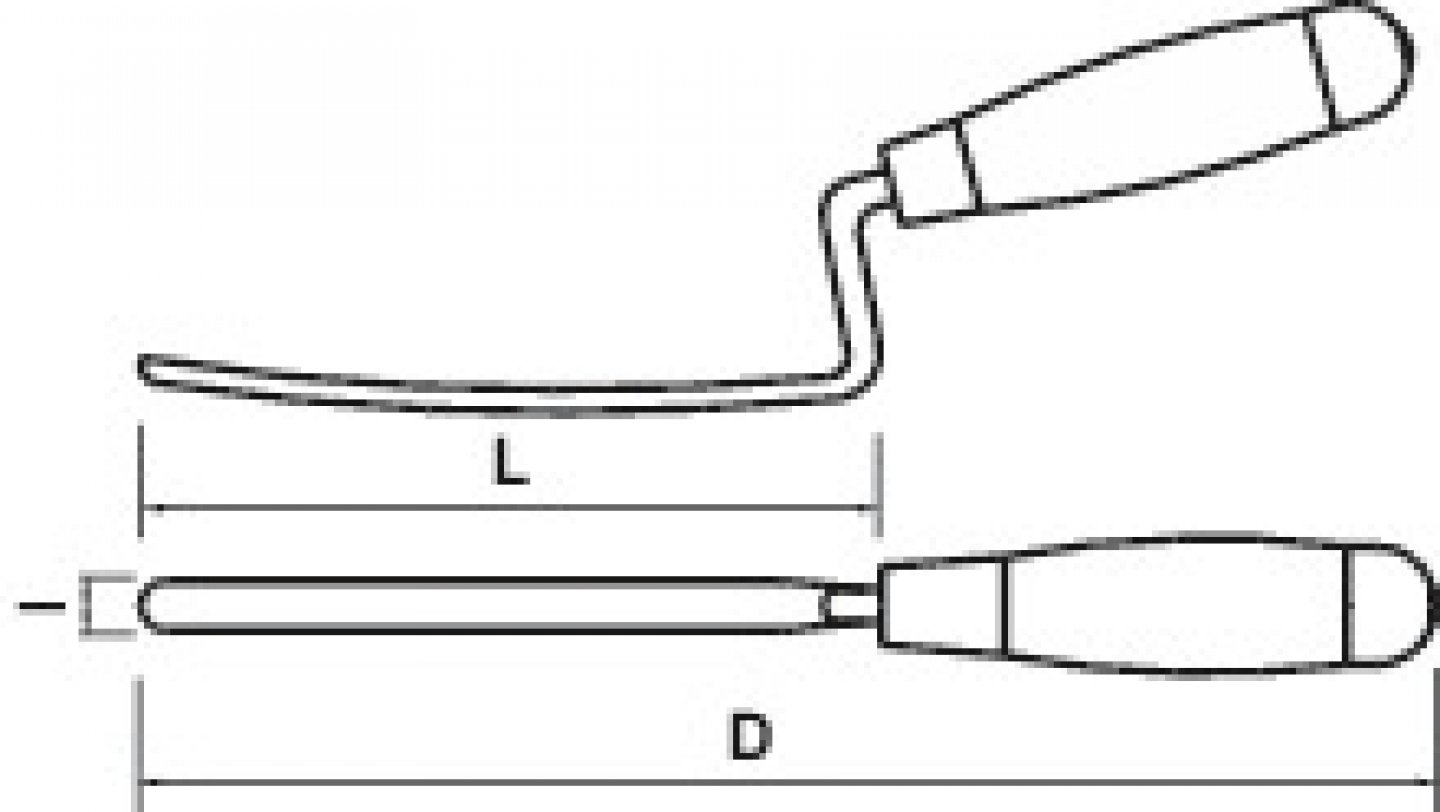 Truelle à joint plate sur carte 03