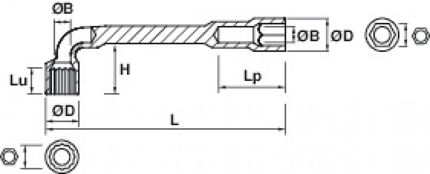 Clé à pipe débouchée de 5 à 36 mm – APIEX S.A.R.L