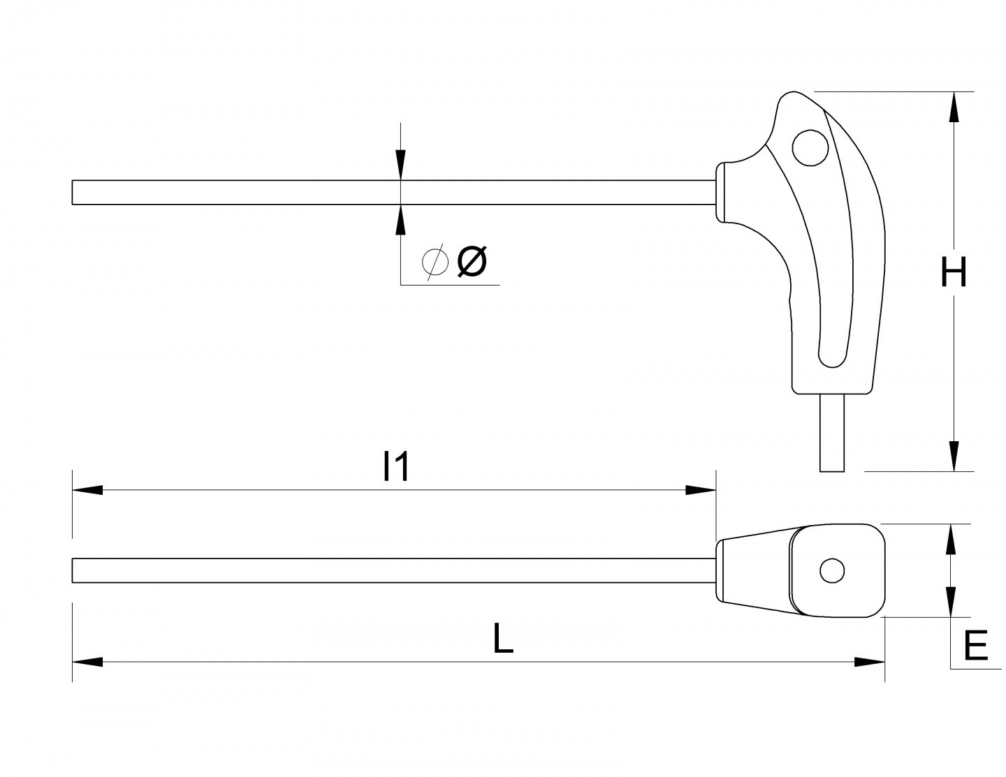 Clés torx en t 02