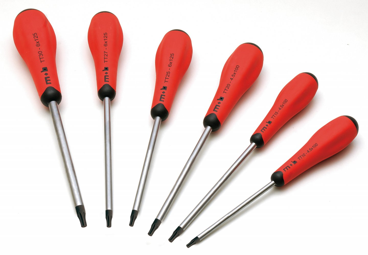 Jeu de 6 tournevis tamper torx