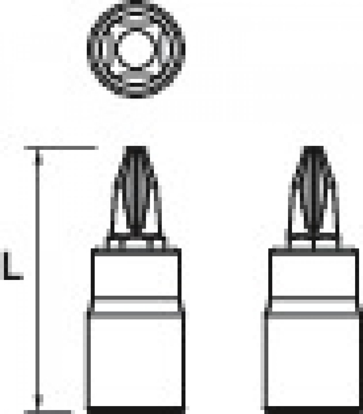 Douille tournevis de type phillips 1/4'' 02