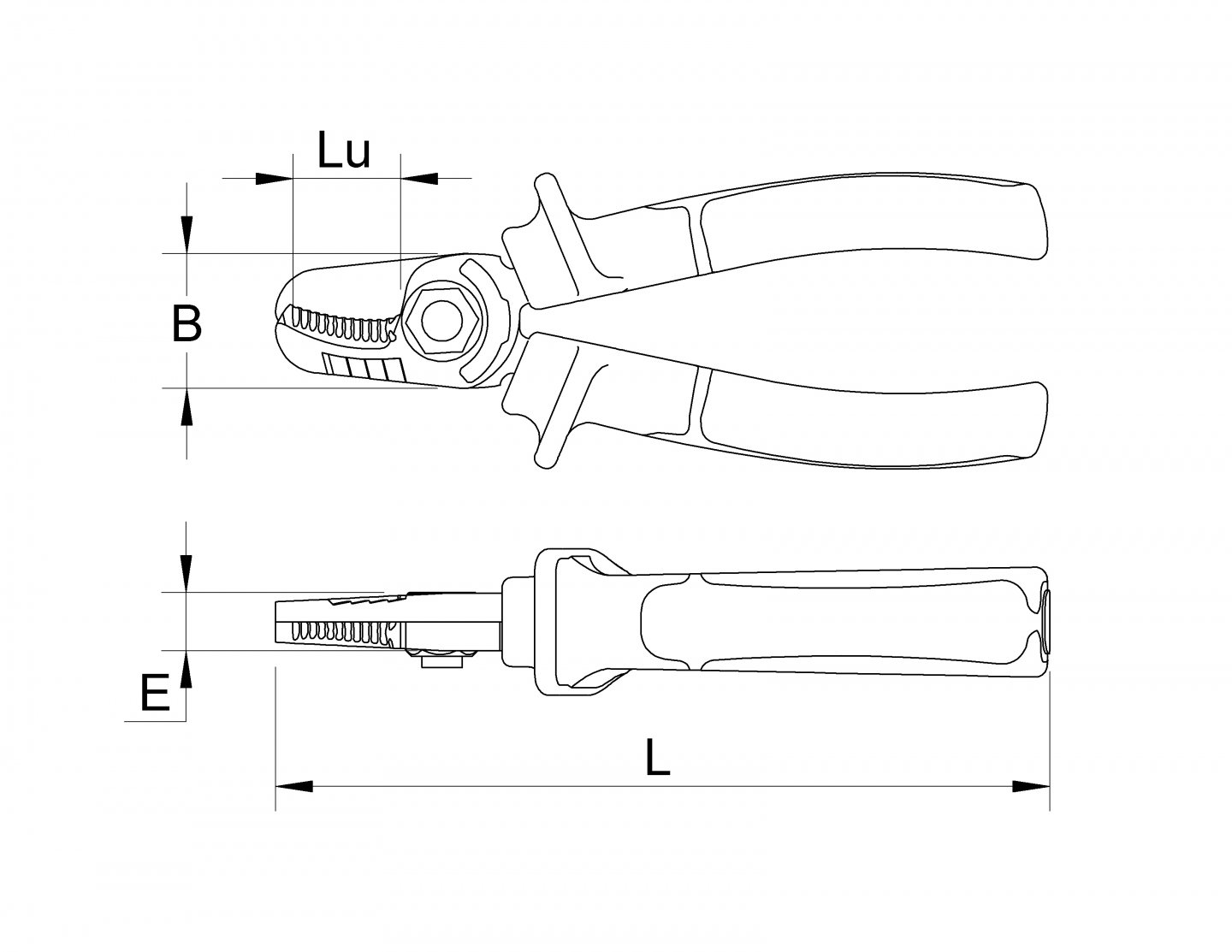 Coupe-câbles simple tranchant isolé 1000v 02