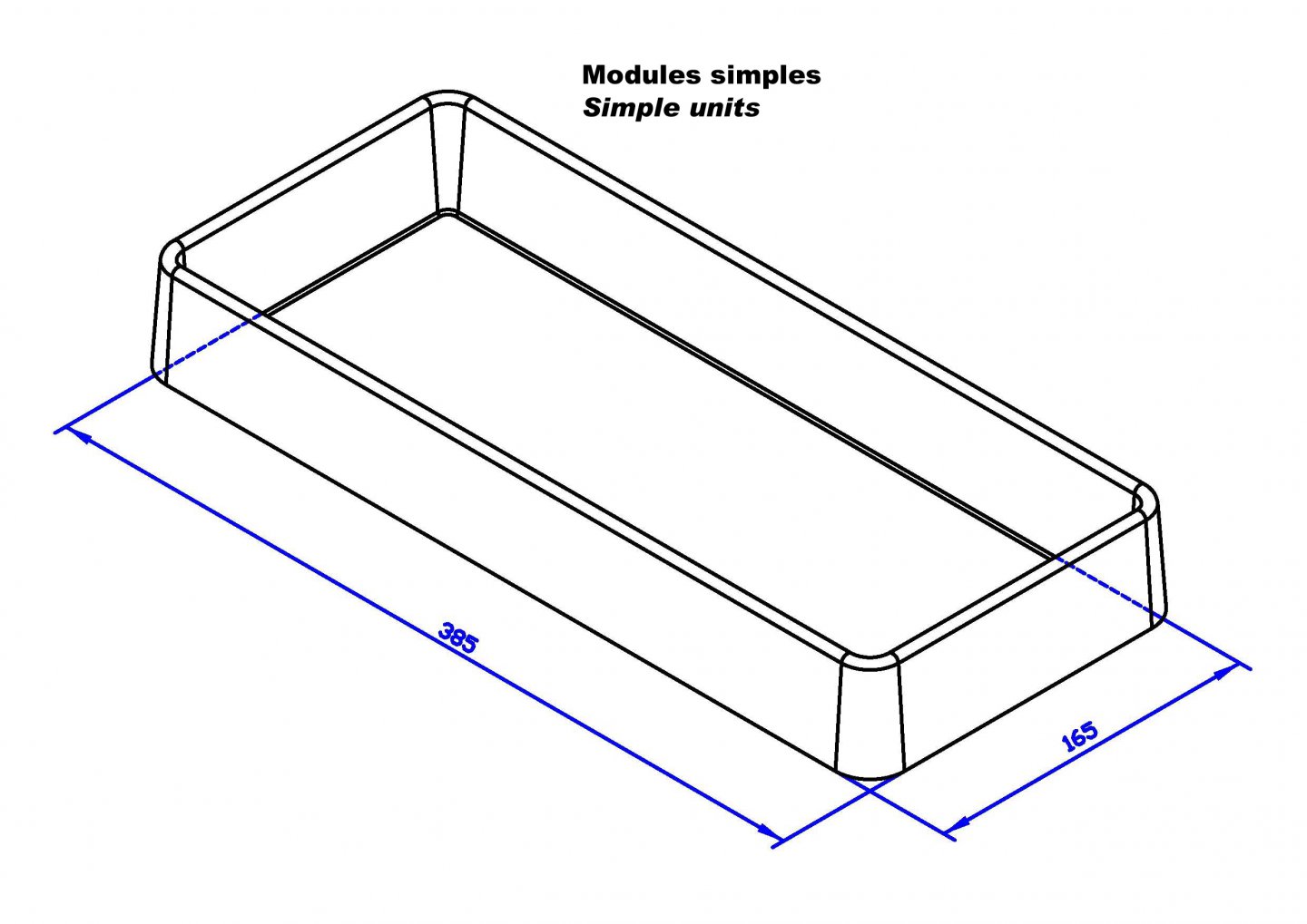 Module vide pour 5 clés mixtes 02