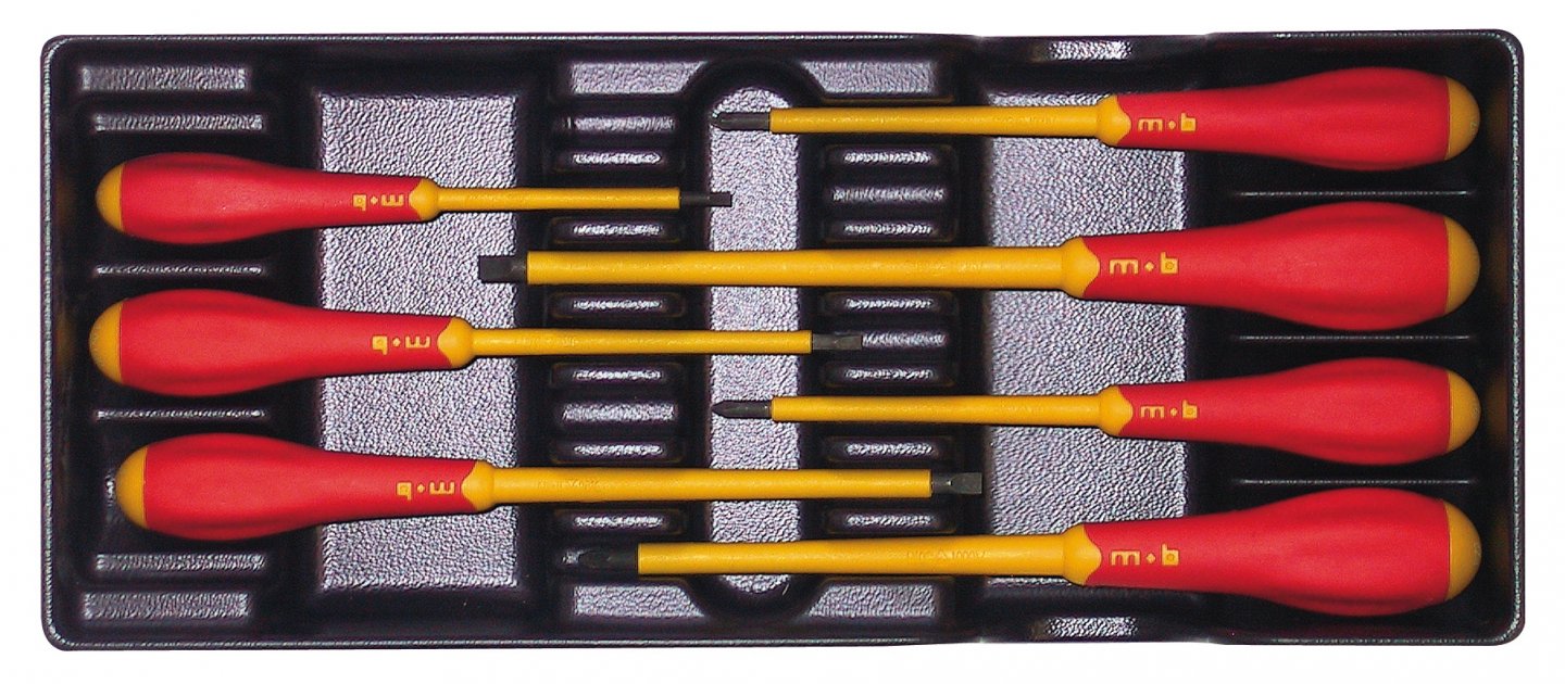 Module de 7 tournevis isolés 1000v