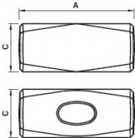 Massette angles abattus manche tri-matiere 03