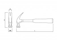 Marteau d'emballeur u.s. aimant 02