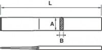 Burin extra plat - ciseau de carrossier 02