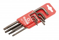 étui de 8 clés mâles torx sphériques - crv