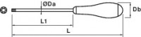 Tournevis tamper torx 02