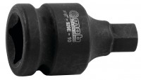 Douilles tournevis impact de type hexagonal 1/2'' 02