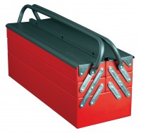 Boîte a outils 5 cases 450mm garnie 40 pièces 02