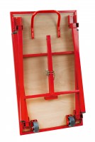 Poignee + 2 roues pour table monteur