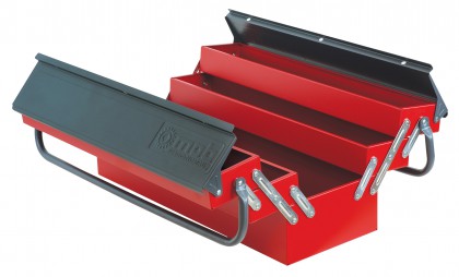 Boîte à outils 5 compartiments bicolore