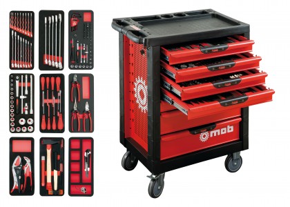 Servante proliner 7 tiroirs - 126 outils