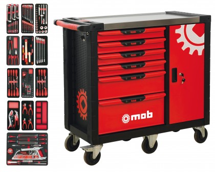 Servante xliner 6 tiroirs avec armoire - 173 pièces